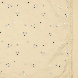 Dupatta Bazaar Embroidered Mirror Work Pure Cotton Dupatta image 2