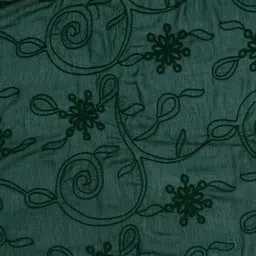 Dupatta Bazaar Green Embroidered Dupatta image 3