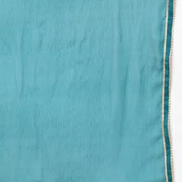 KALINI Ethnic Motifs Yoke Design Sequinned Kurta & Trousers With Dupatta image 4