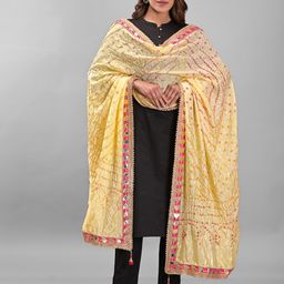Apratim Bandhani Printed Art Silk Dupatta-picture-44