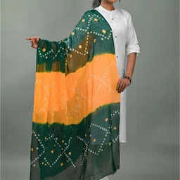 Apratim Bandhani Printed Cotton Bandhani Dupatta-29