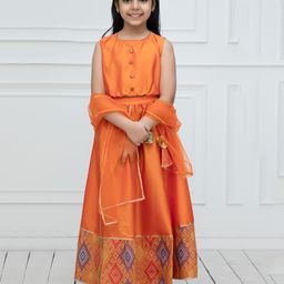 NEUDIS Girls Ready to Wear Lehenga & Blouse With Dupatta-image-73