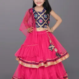 BAESD Girls Ready to Wear Lehenga & Blouse With Dupatta-image-65