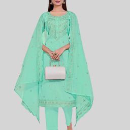 TAVAS Ethnic Motifs Embroidered Unstitched Dress Material-image-53