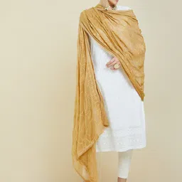 Soch Women Floral Embroidered Dupatta-picture-38