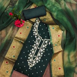 KALINI Unstitched Dress Material-image-68