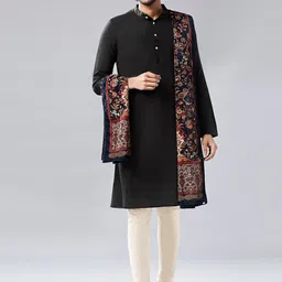 KISAH Men Straight Kurta With Churidar & Dupatta Set-picture-39