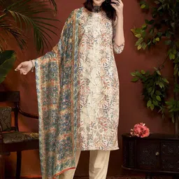 Anouk Printed Regular Kurta With Trousers & Dupatta-image-31