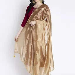 Clora Creation Ethnic Motifs Printed Dupatta with Gotta Patti image 3