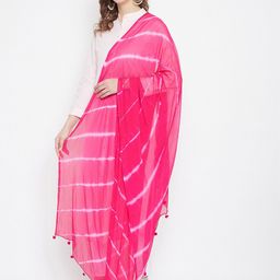Clora Creation Dyed Leheriya Dupatta image 3