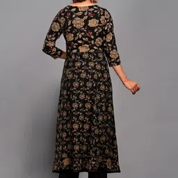 TOULIN Floral Printed Regular Kurta with Trouser & With Dupatta image 5