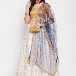 Clora Creation Net Dupatta with Sequinned image 4