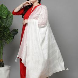Clora Creation Embroidered Dupatta with Sequinned image 3