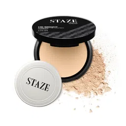 STAZE 9to9 HD Bright Poreless + Oil Control Compact with Vitamin E 9 g - Vanilla 125W-12