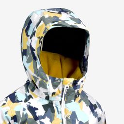 Kids’ warm, waterproof ski jacket, 500 PNF - Camo pattern-image-2