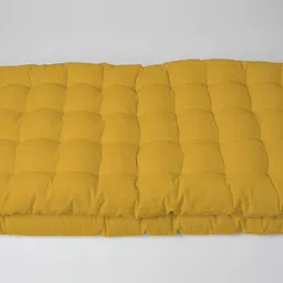 SKANDA FAB 2 Pieces Yellow Pure Cotton Floor Cushion-image-22