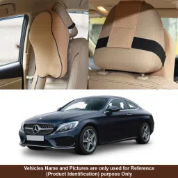 Beige Fabric Car Pillow Cushion for Mercedes Benz-image-69