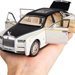 1:32 Rolls Royce Phantom Die cast Metal Car Toy Light & Sound for Boys Girl-image-43