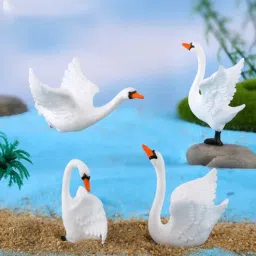 chocozone Pack of 4 Goose Miniatures Decor-picture-25