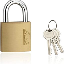 Link Locks PT-60 Brass Padlock-image-1
