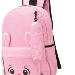Small 17 L Backpack Fashion Bag Backpack for Women's and Girls School, College Bags, Pink-image-99