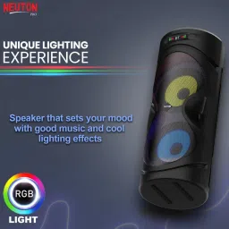 NEUTON Boom Double Woofer with Wired Mic,Remote 30 W Bluetooth speaker (2.0 Channel) 30 W Bluetooth Party Speaker-12