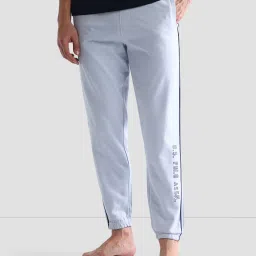 Men Solid Blue Track Pants-picture-31