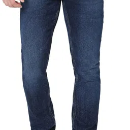 spykar Men Regular Mid Rise Blue Jeans-picture-4