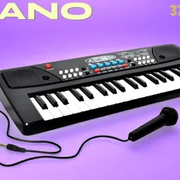 37-Key Musical Piano Keyboard with Microphone 430A1 Song Record Feaure_P264-image-66