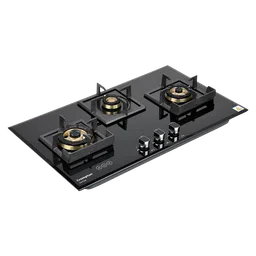 Crompton Optime Toughened Glass Top 3 Burner Automatic Hob (3D Flame Technology, Midnight Black)-image-47
