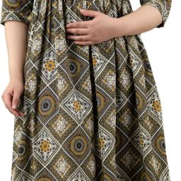 Printed Pure Cotton Stitched Anarkali Gown-image-57