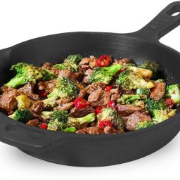 Pre-Seasoned Super Smooth Cast Iron Skillet - 8 inch Fry Pan 20.3 cm diameter 1.3 L capacity-21