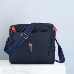 Blue Men Sling Bag Stylish Body Sling bag for Office, Cash, Business Collection, Travelling-image-71