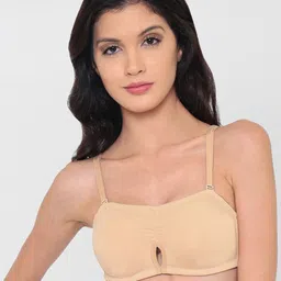 laavian Nude-Coloured Bandeau Bra-54