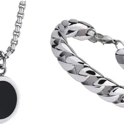 Silver, Stainless Steel Sterling Silver, Titanium Silver chain and bracelet Sterling Silver, Titanium Plated Silver, Stainless Steel Chain-image-52