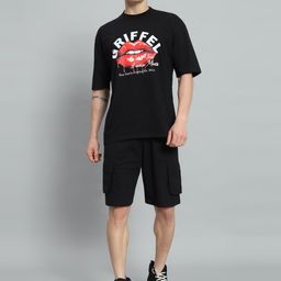 griffel Tshirt Regular Shorts Co-ords Set-picture-18