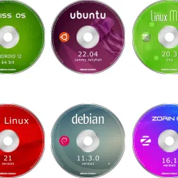 TekyMeky Top 6 Linux OS on 6DVDs, Ubuntu, ANDROID, Mint, ZORIN OS, Debian, MX Linux 64bit LATEST 64-43