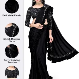 Embellished Bollywood Lycra Blend Saree-18