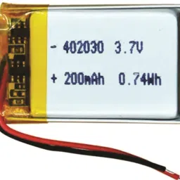KP - ST 402030 3.7v 200mAh Lithium Polymer Rechargeable Battery-picture-15