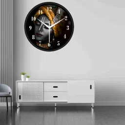 pr craft Analog 27 cm X 27 cm Wall Clock image 3