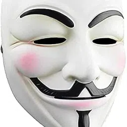 Vendetta Party Fun/ Role Playing WVM- 001 Party Mask White, set of 1 Party Mask-image-49
