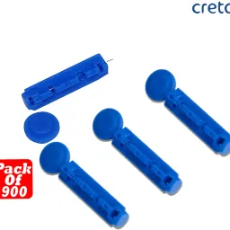 CRETO (900Pcs) Round Blood Lancet 30G- Glucometer Lancets-26