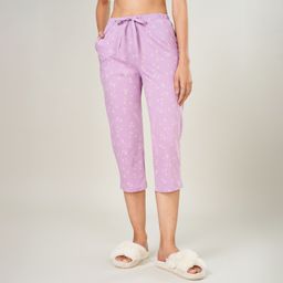 dreamz by pantaloons Women Purple Capri-picture-1