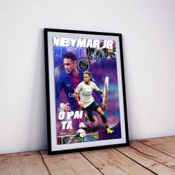 Neymar jr Framed Poster For Room and Home Decor Fine Art Print-image-28