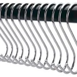 Stainless Steel S-Shaped 3-inch S Hooks Hanger for Kitchen Hangers Bathroom/Kitchen/Shop/Showroom Storage Room Multiple uses -Pack of 24 Hook 14-image-48