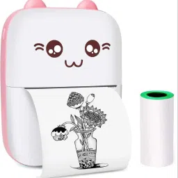 FUTUREZ KEY Portable Mini printer, inkless printer pack of 1 with one roll inkless printer-27