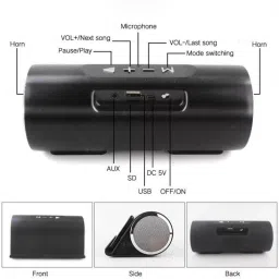 Stilvoll Wireless Bluetooth Premium Base Speaker 6 hours Playing & 1200mAh Battery 3 W Bluetooth Speaker image 3