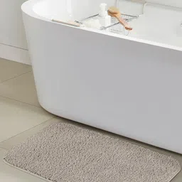 OBSESSIONS Taupe Solid 1400 GSM Bath Rugs-15