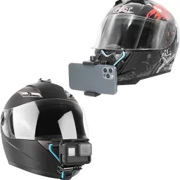 MMPRO Professional Helmet Mount for Helmet Chin Mount Strap Set with Mobile Holder Strap-picture-31