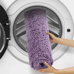 OBSESSIONS Mauve Solid 1400 GSM Bath Rugs image 3
